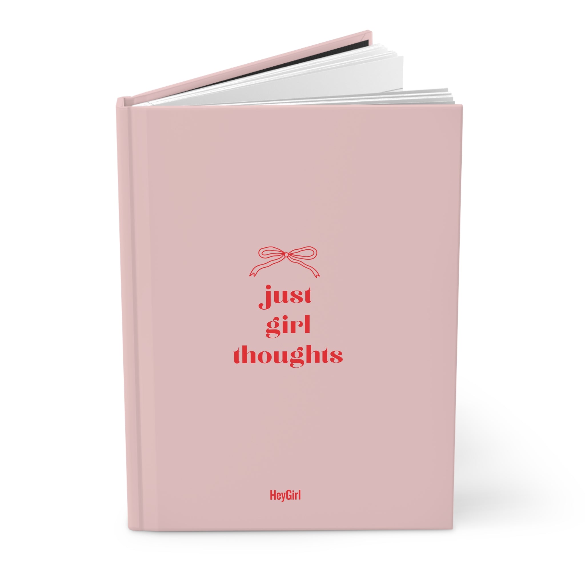 'Just Girl Thoughts' Hardcover Journal — Perfect Notebook for Overthinking, Dreams, & Manifesting