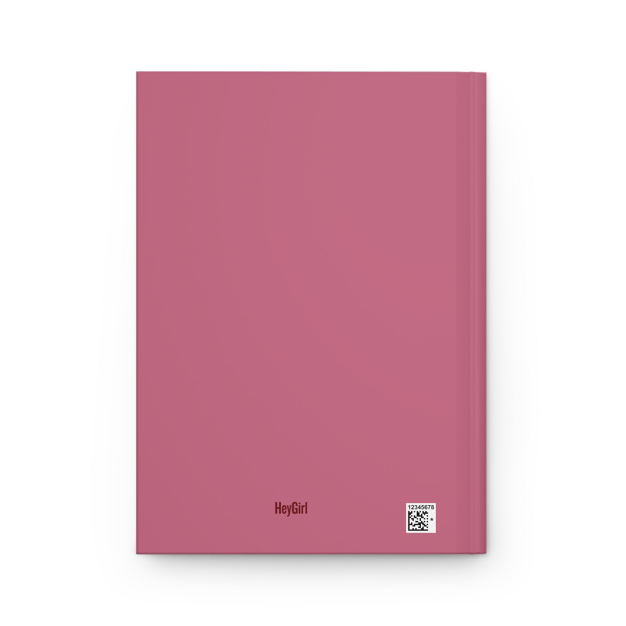 Hardcover Journal — "Plotting My Empire" Motivational Planner (Pink Matte)