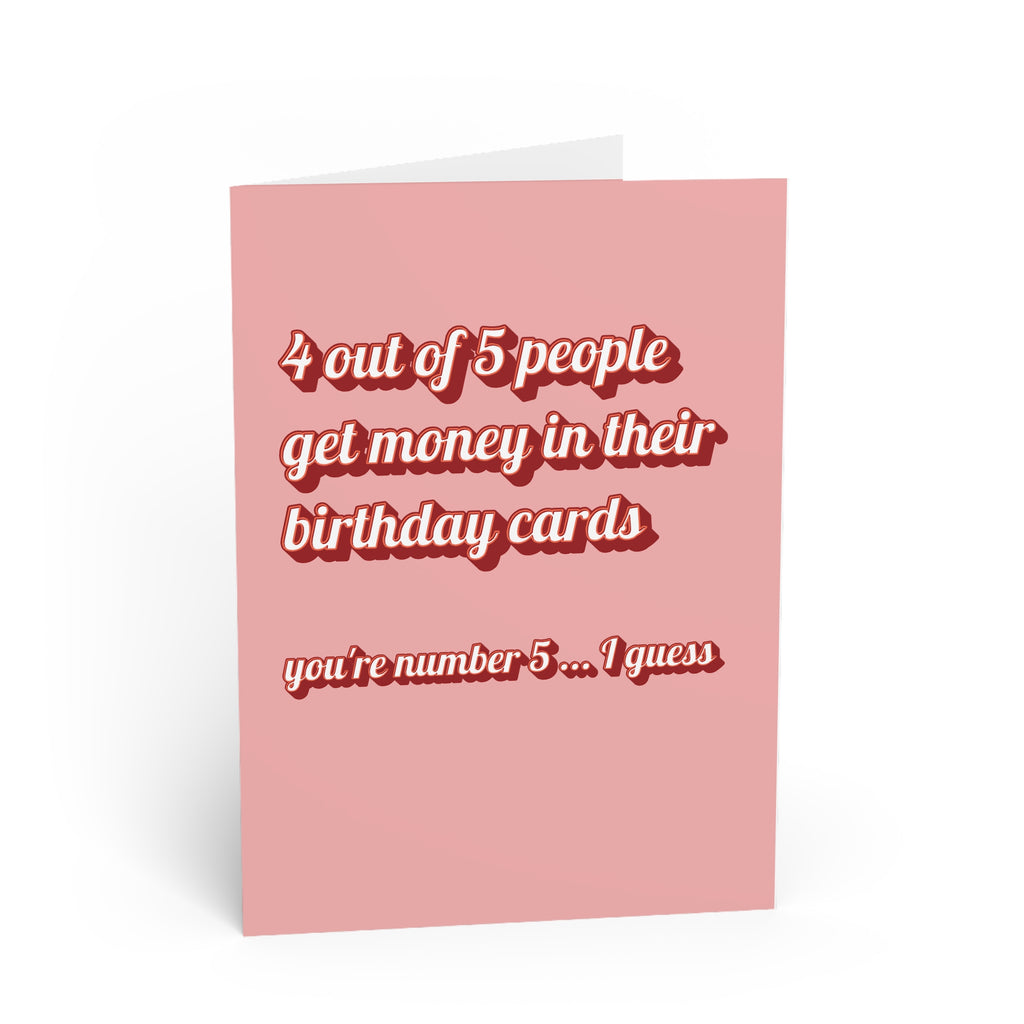 4/5 People Get Money In Their Cards
