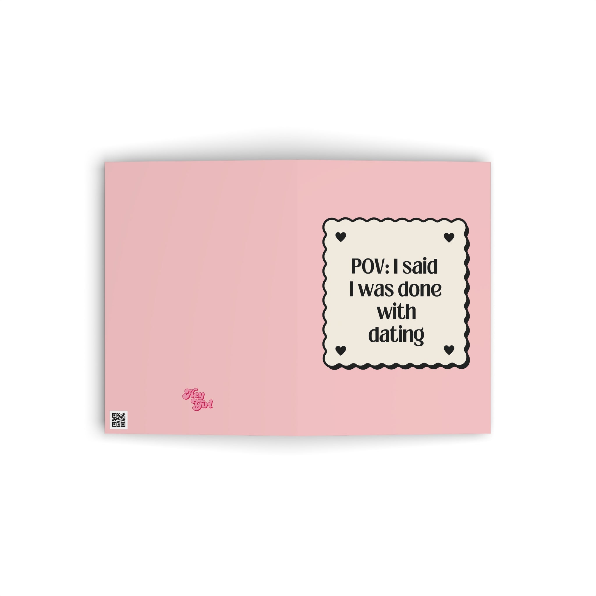 Done With Dating Valentines Card