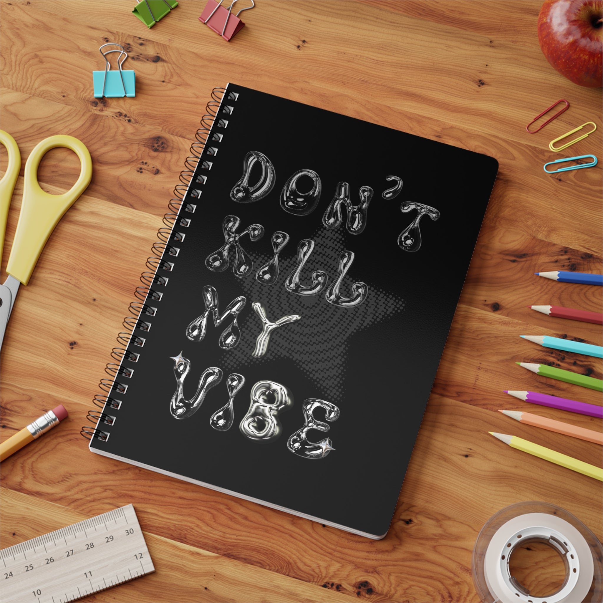 Don’t Kill My Vibe A5 Wirobound Notebook