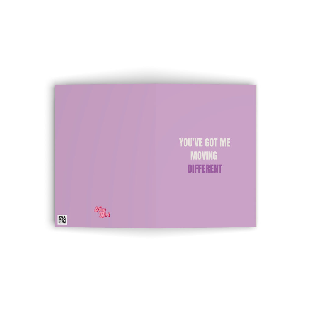 You've Got Me Moving Different Valentines Card