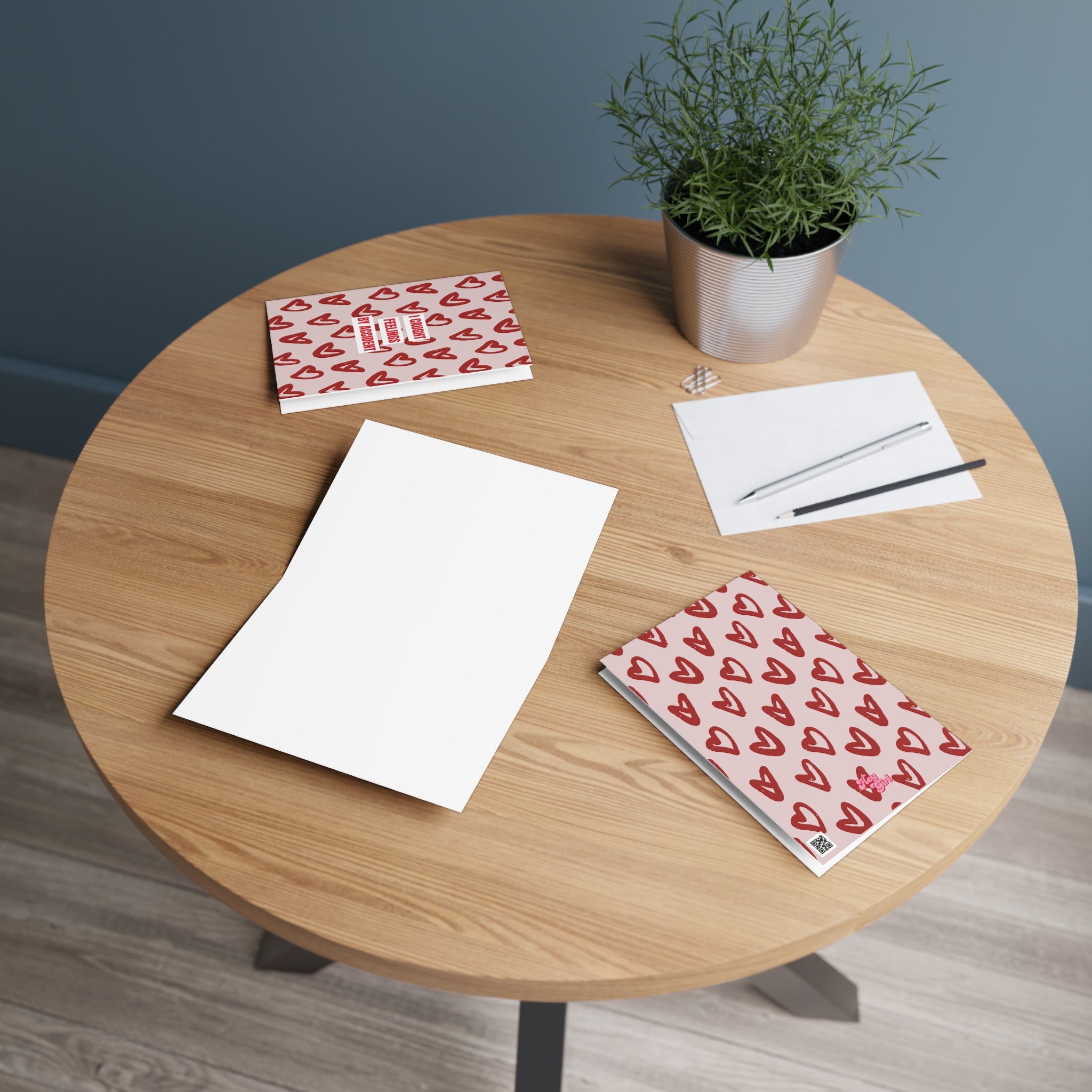 I Caught Feelings By Accident Valentines Card